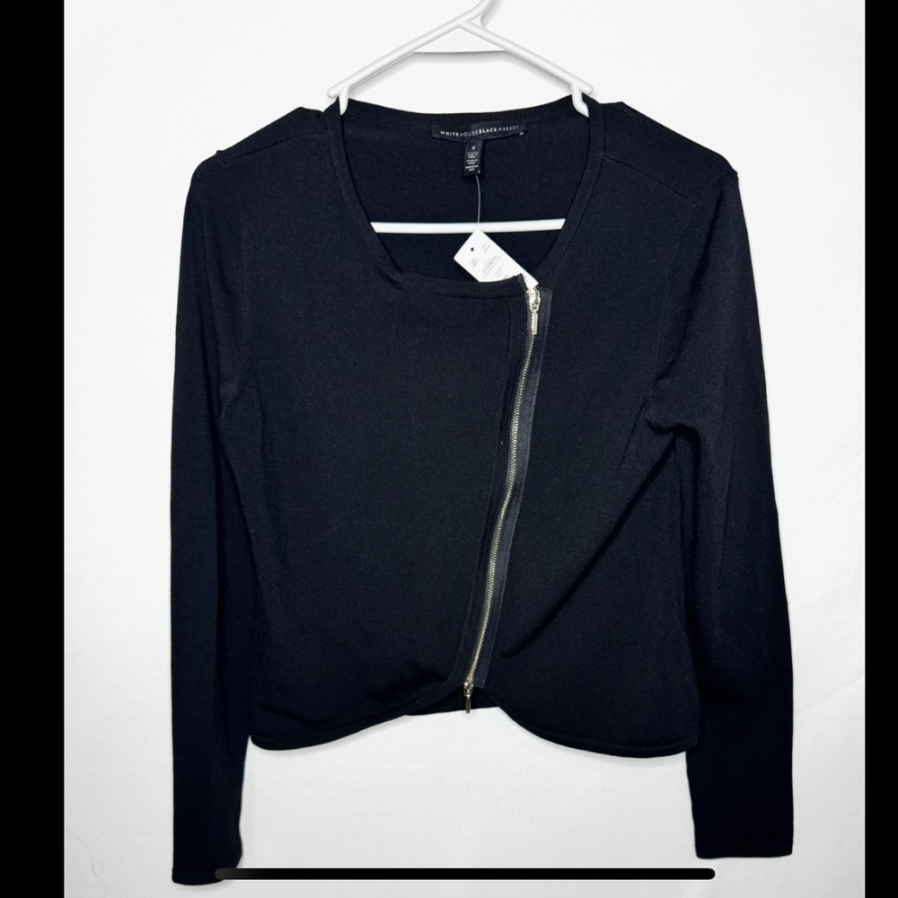 White House Black Market WHBM
Cropped Moto Jacket.  SMALL